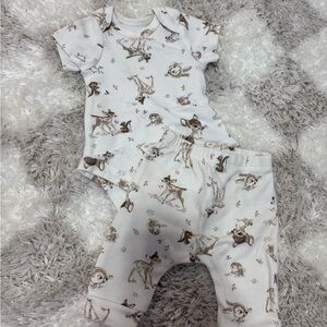 Disney Woodland Animal Print Baby Outfit